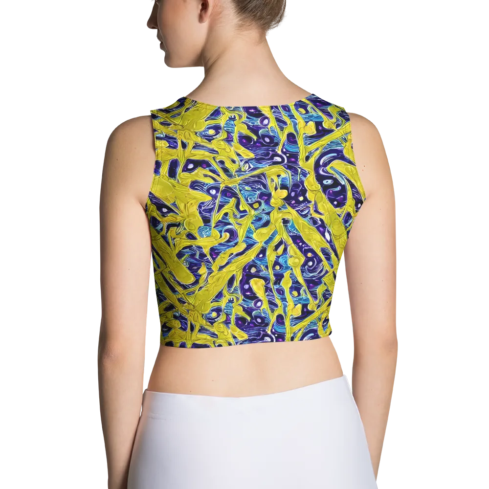 Liquid Sun on Crop Top — Back