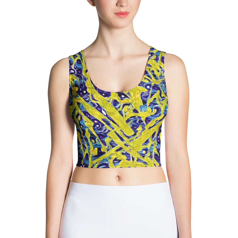 Liquid Sun on Crop Top — Front