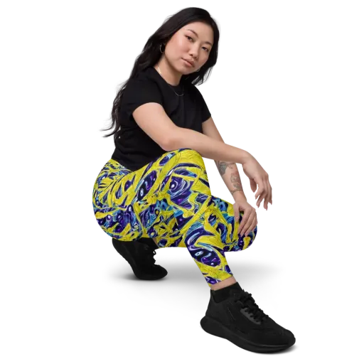 Liquid Sun on a Leggings with Pockets