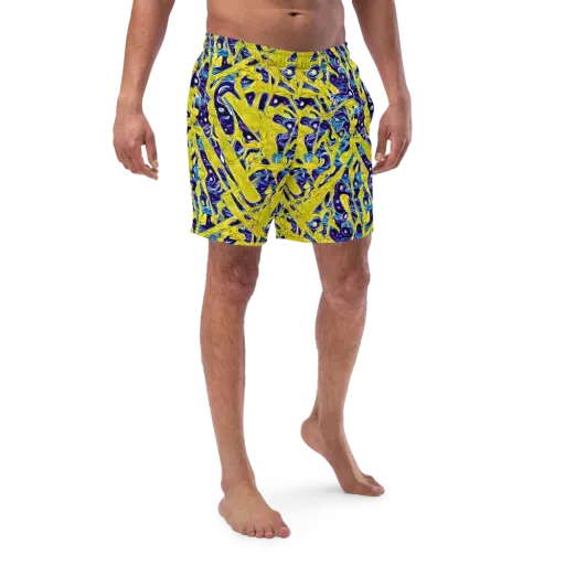 Liquid Sun on a Swim Trunks