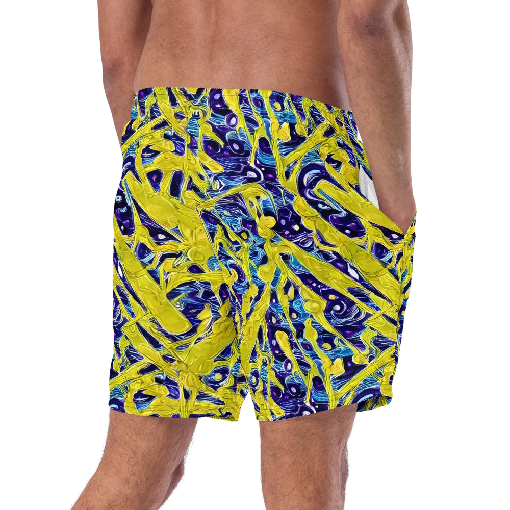 Liquid Sun on Swim Trunks — Right Back