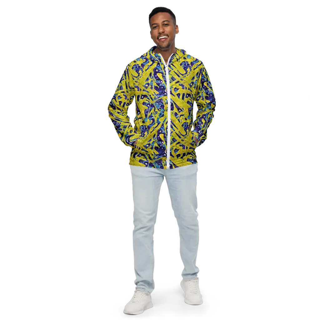 Liquid Sun on Men's Windbreaker — Front
