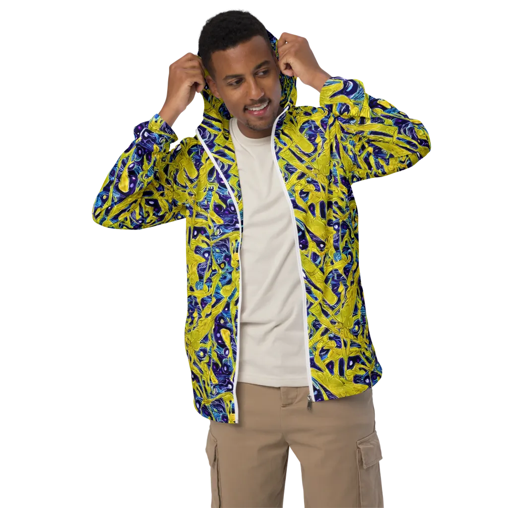 Liquid Sun on Men's Windbreaker — Front