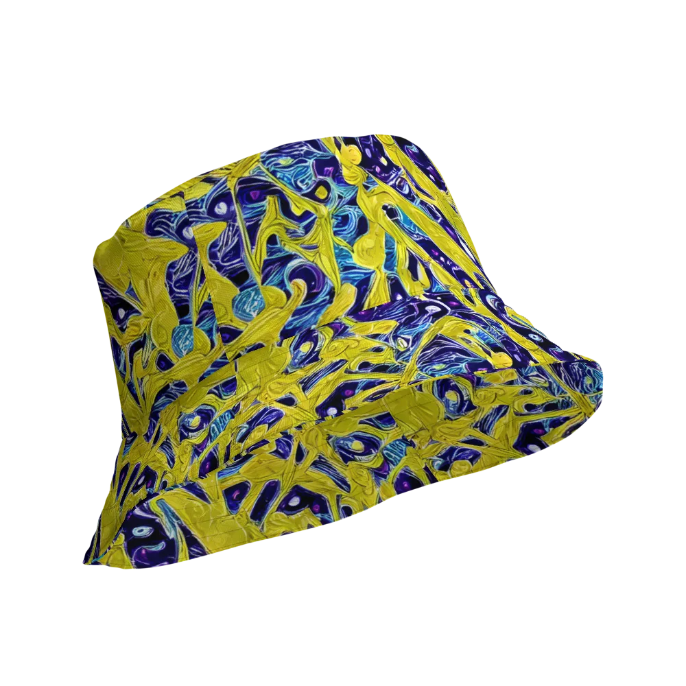 Liquid Sun on Reversible Bucket Hat — Product details Outside