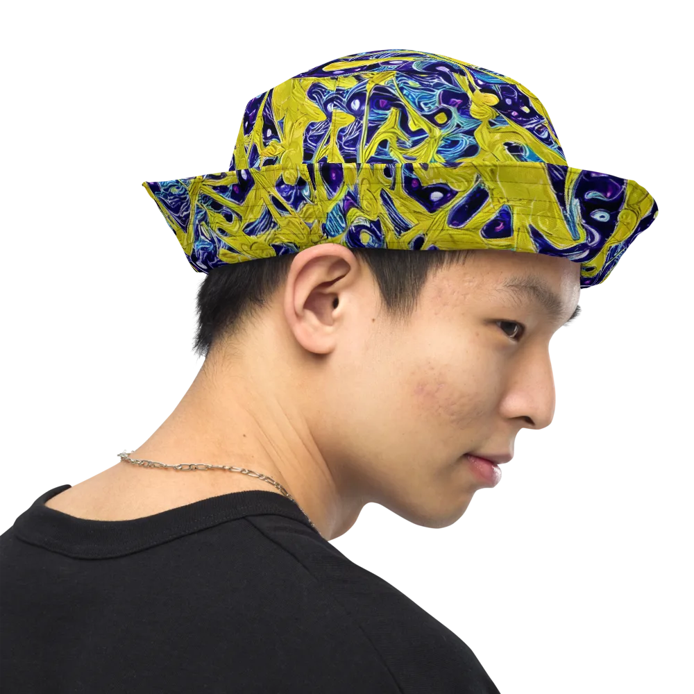 Liquid Sun on Reversible Bucket Hat — Right Outside