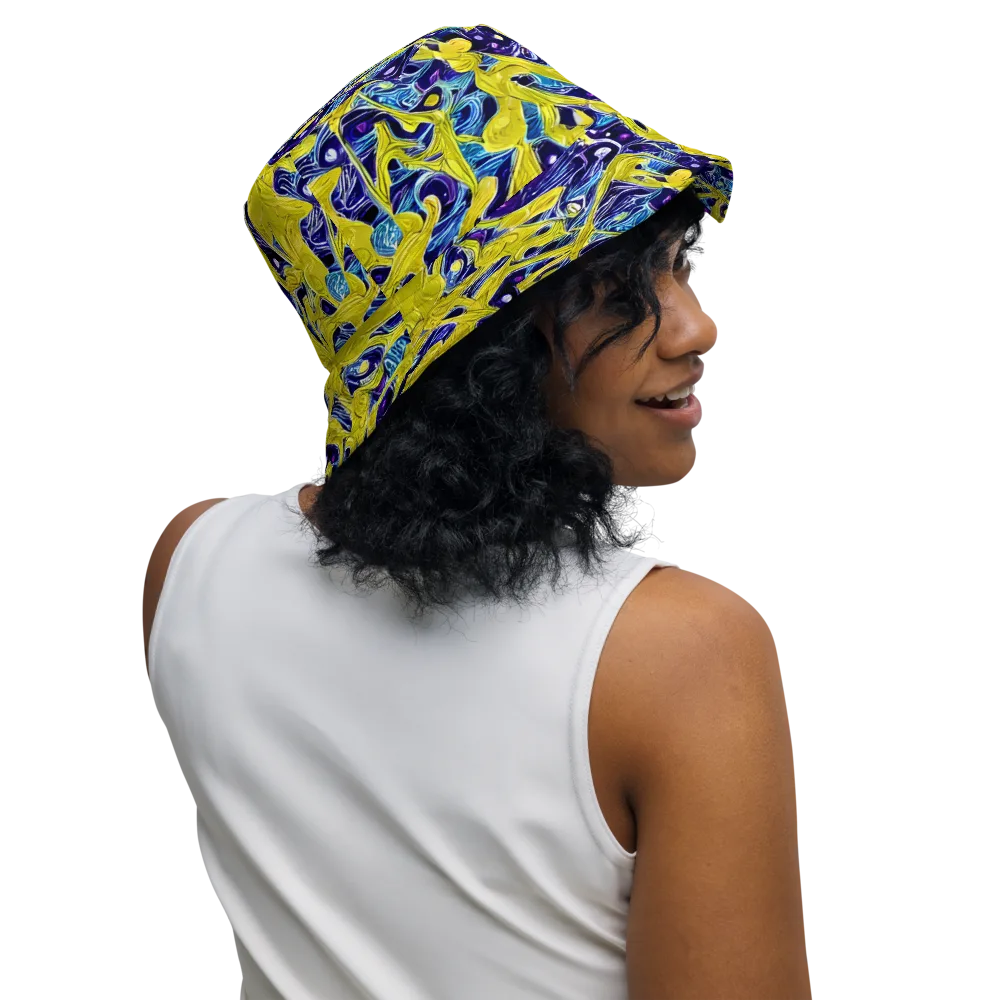 Liquid Sun on Reversible Bucket Hat — Right Outside