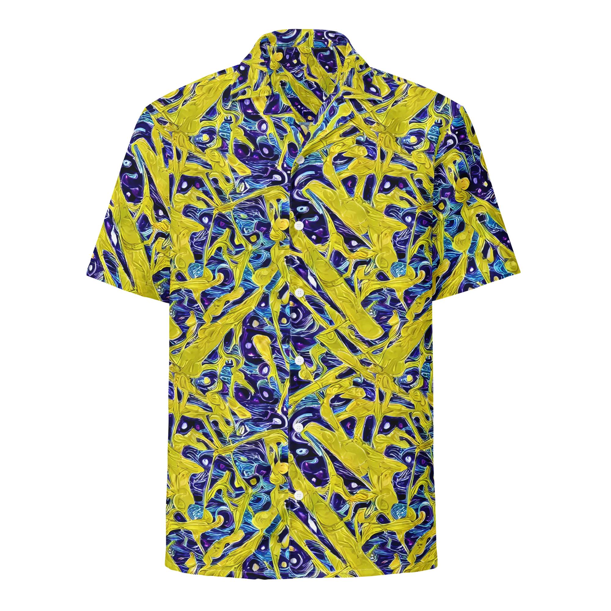 Liquid Sun on Button Shirt — Front