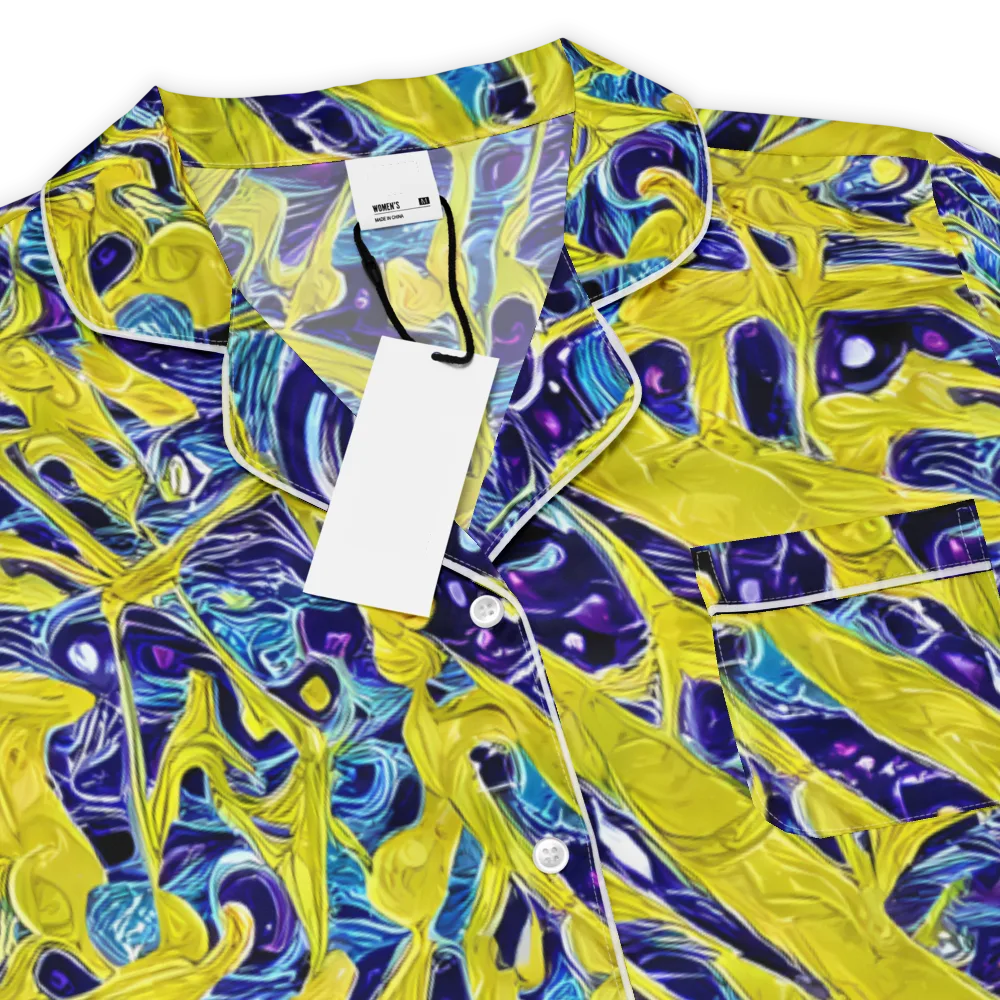 Liquid Sun on Women's Short Sleeve Pajama Top — Product details