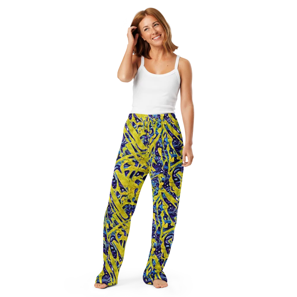 Liquid Sun on Women's Pajama Pants — Front