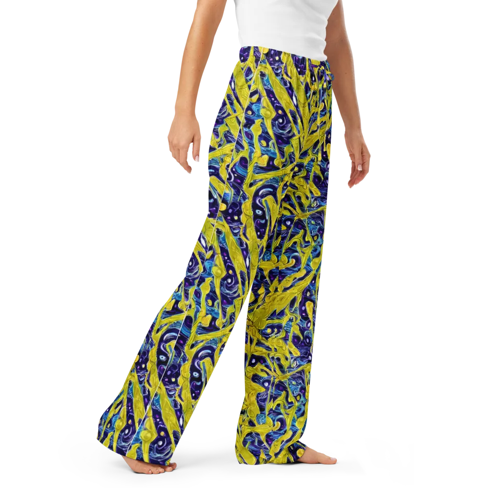 Liquid Sun on Women's Pajama Pants — Right Front
