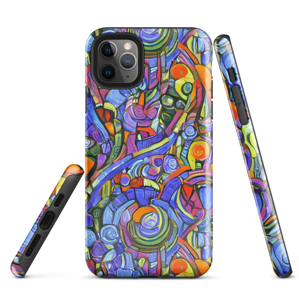 Kaleidoscope Voltage on Tough Case for iPhone® — Front