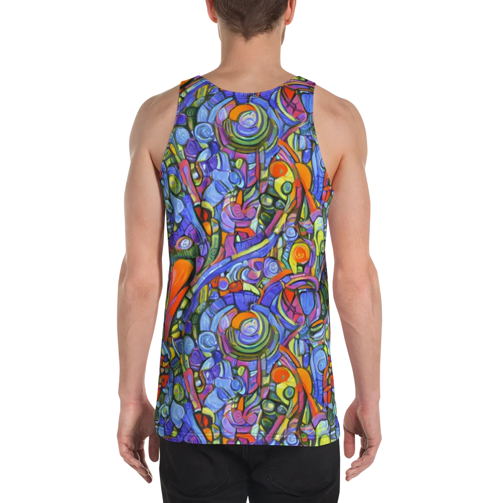 Kaleidoscope Voltage on Men's Tank Top — Back