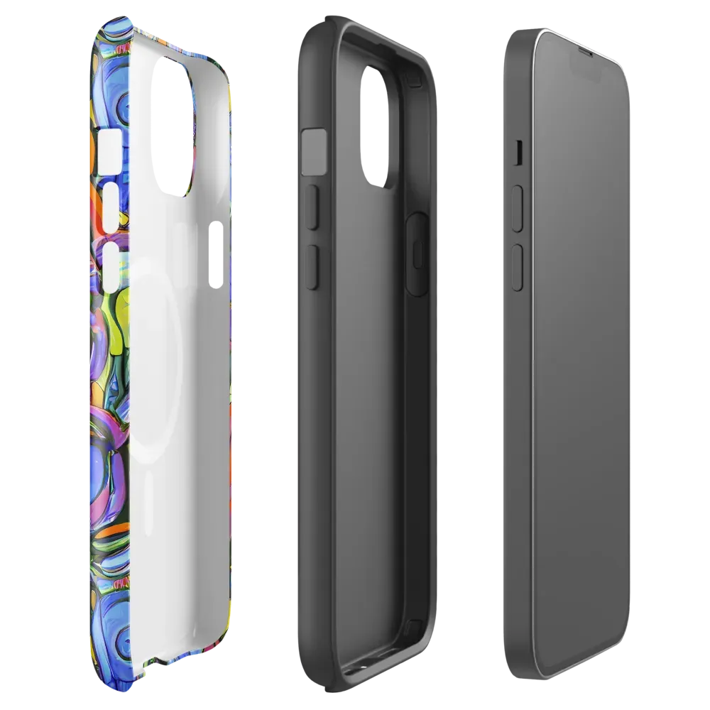 Kaleidoscope Voltage on MagSafe Tough Case for iPhone® — Front