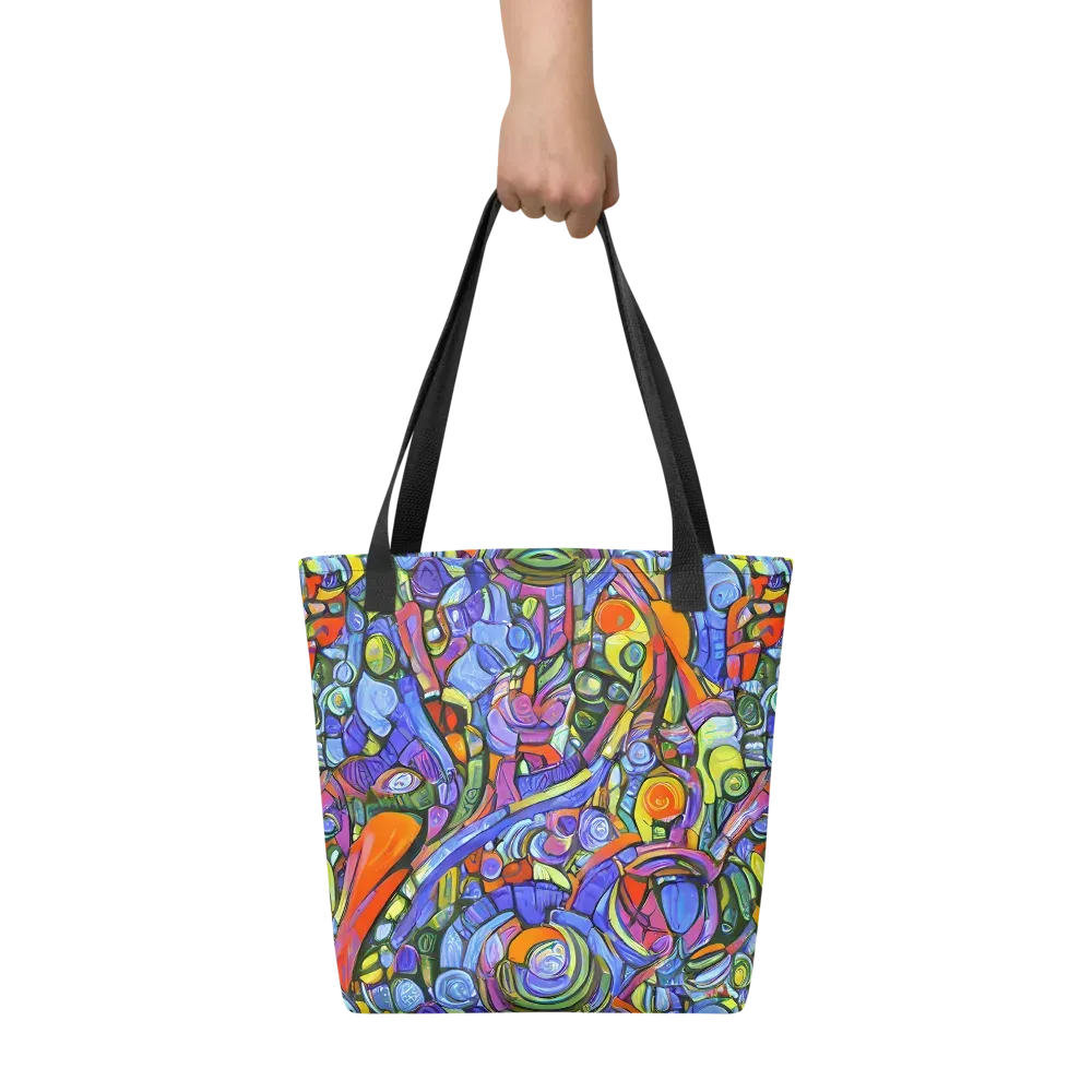 Kaleidoscope Voltage on Tote Bag — Front