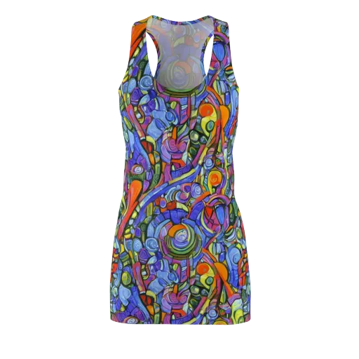 Kaleidoscope Voltage on a Racerback Dress