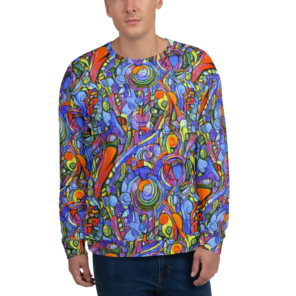 Kaleidoscope Voltage on Sweatshirt — Front