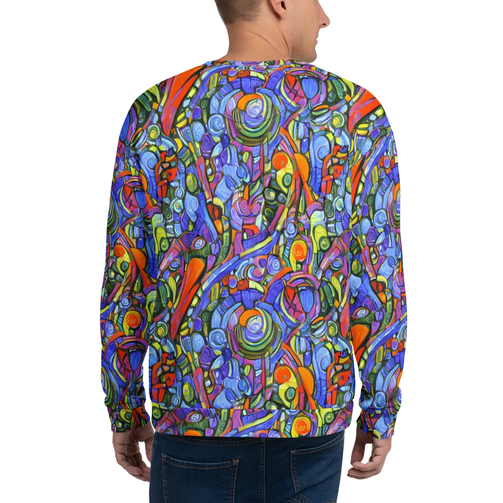 Kaleidoscope Voltage on Sweatshirt — Back