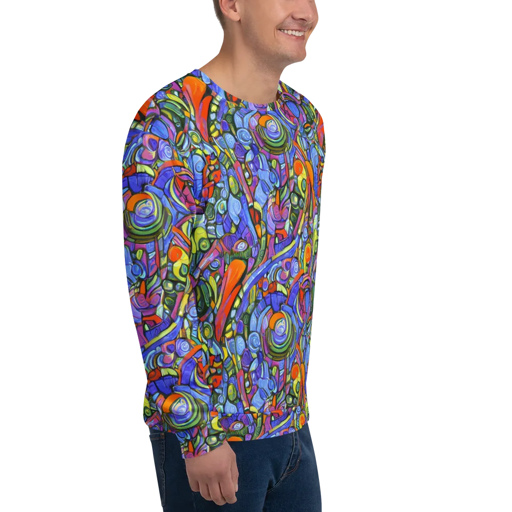Kaleidoscope Voltage on Sweatshirt — Right Front