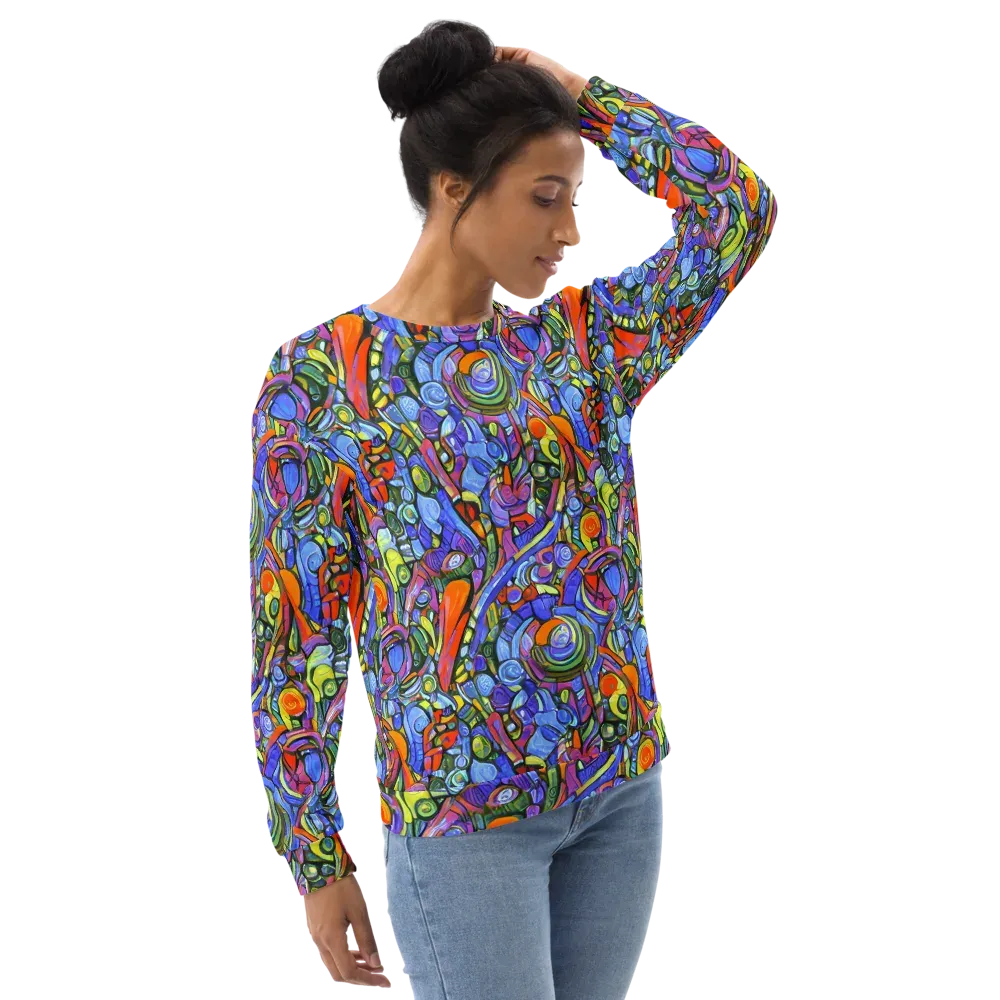 Kaleidoscope Voltage on Sweatshirt — Right Front