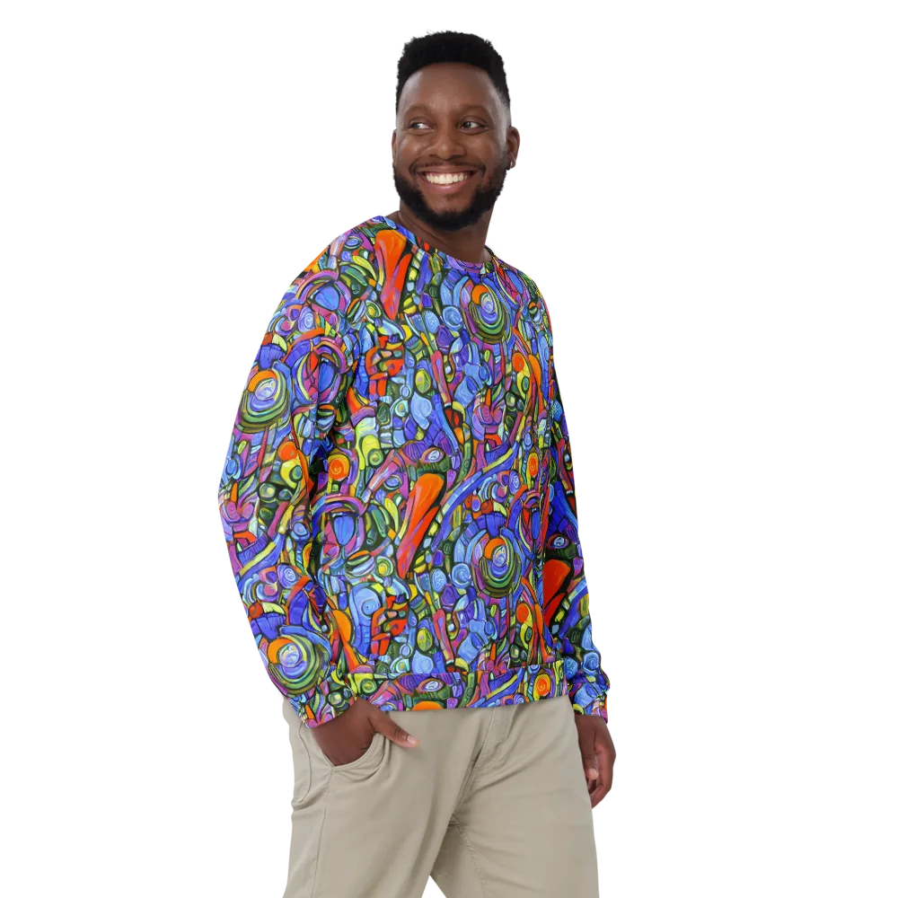 Kaleidoscope Voltage on Sweatshirt — Front