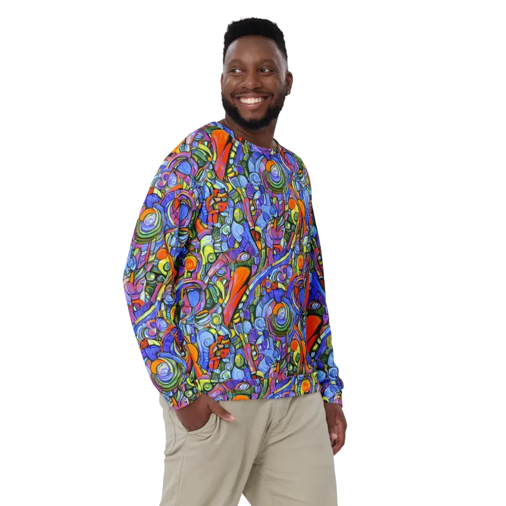 Kaleidoscope Voltage on Sweatshirt — Front