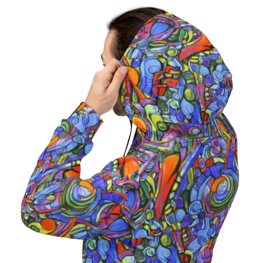 Kaleidoscope Voltage on a Hoodie
