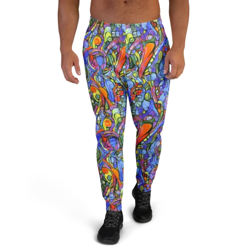 Kaleidoscope Voltage on a Men's Joggers
