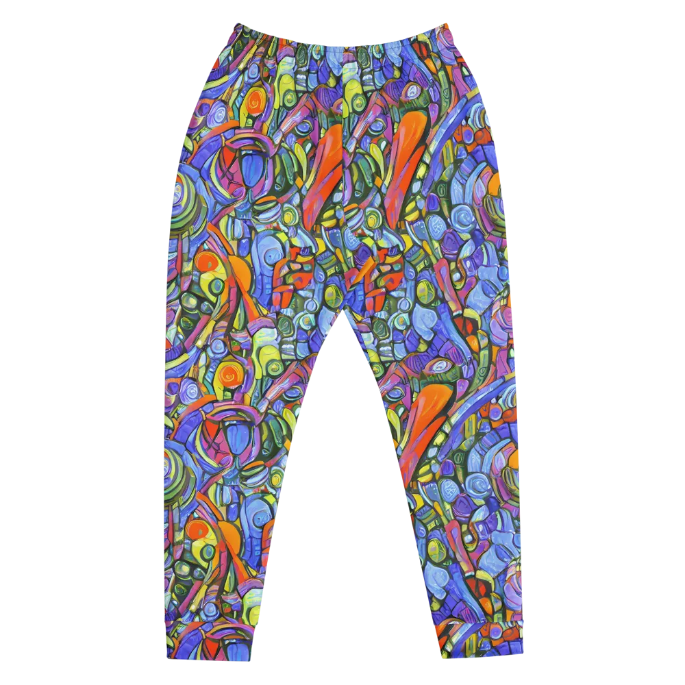Kaleidoscope Voltage on Men's Joggers — Front