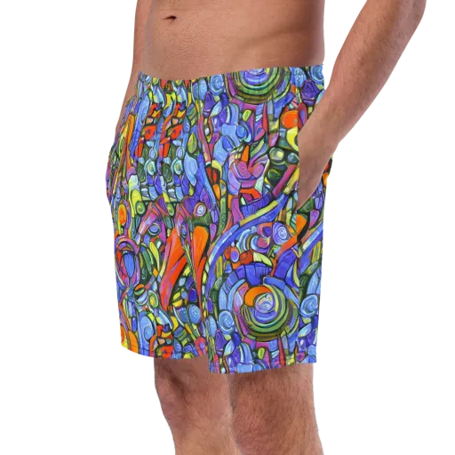 Kaleidoscope Voltage on a Swim Trunks