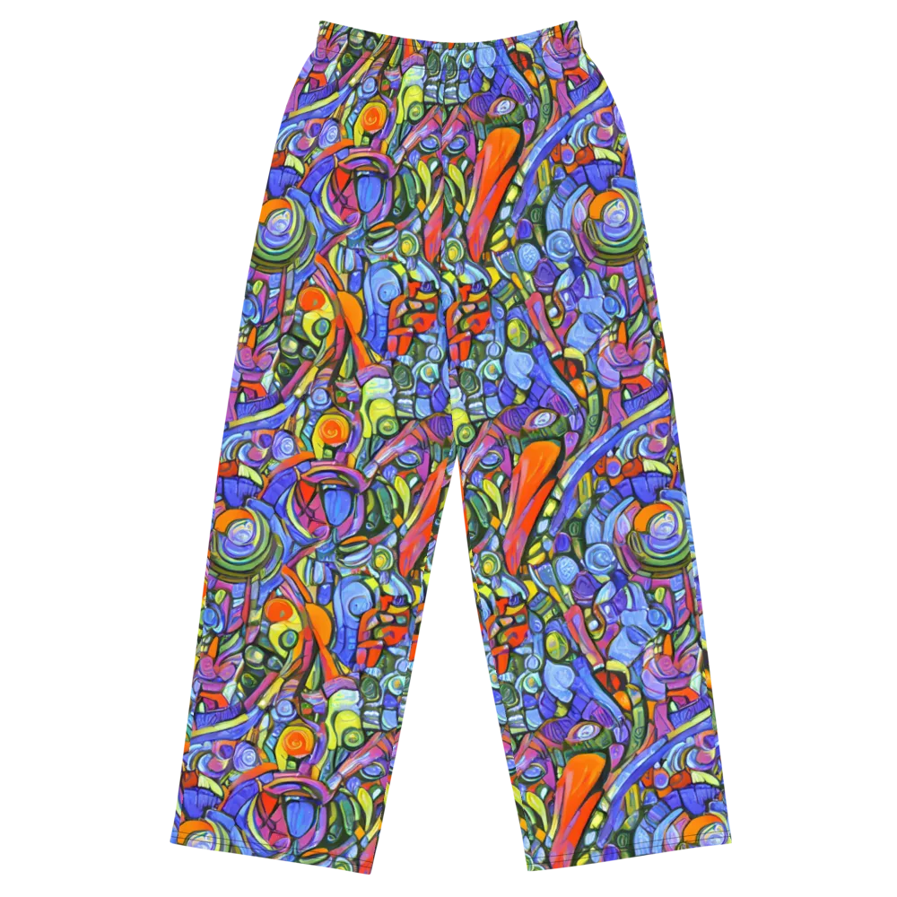 Kaleidoscope Voltage on Wide-Leg Pants — Front