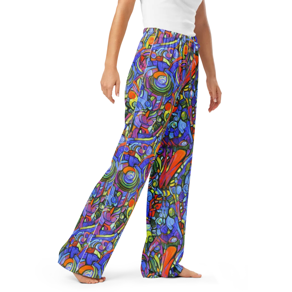 Kaleidoscope Voltage on Women's Pajama Pants — Right Front