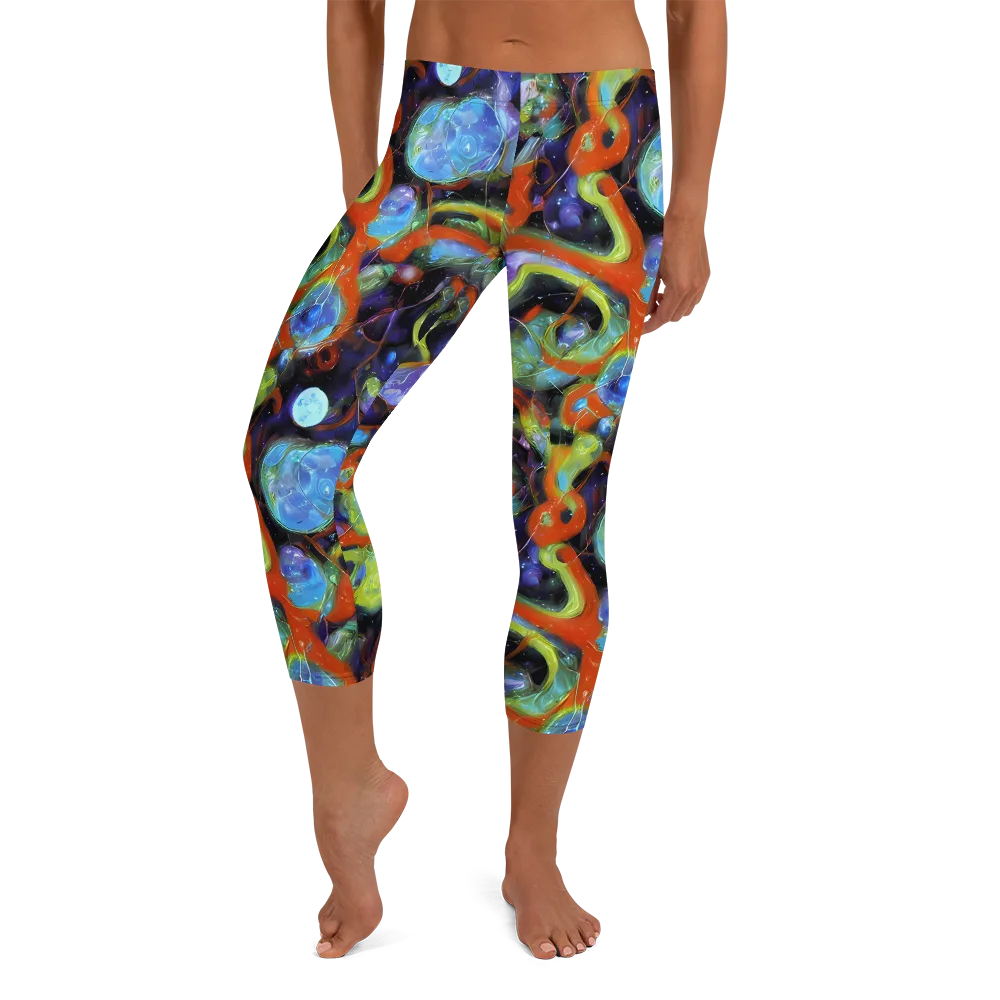 Prism Fever on Capri Leggings — Front