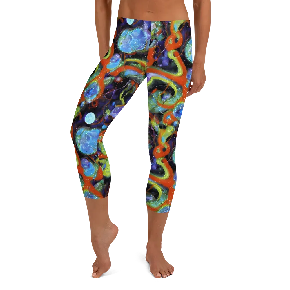 Prism Fever on Capri Leggings — Front