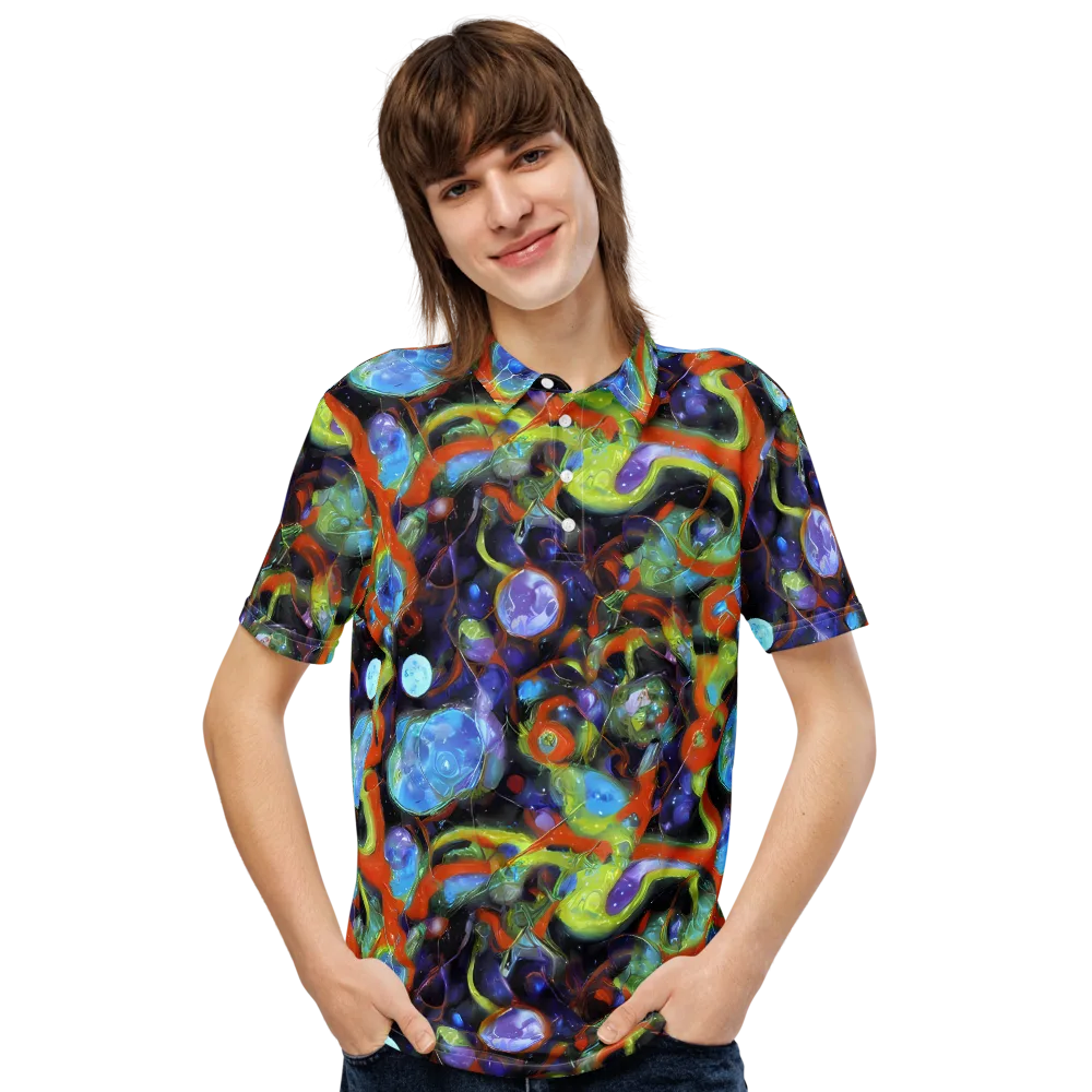 Prism Fever on Men's Slim Fit Polo Shirt — Front