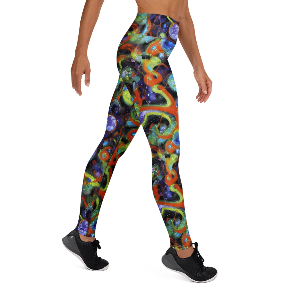 Prism Fever on Yoga Leggings — Right