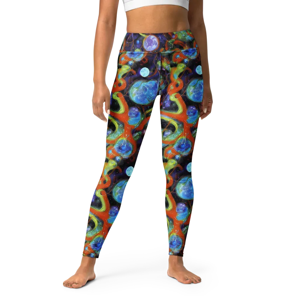 Prism Fever on Yoga Leggings — Front