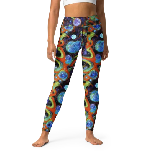 Prism Fever on a Yoga Leggings