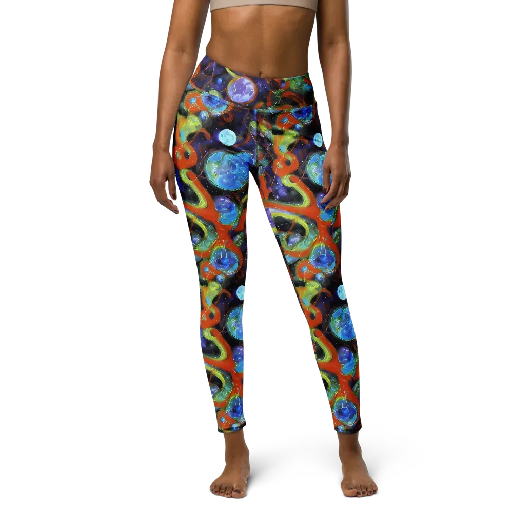 Prism Fever on Yoga Leggings — Front