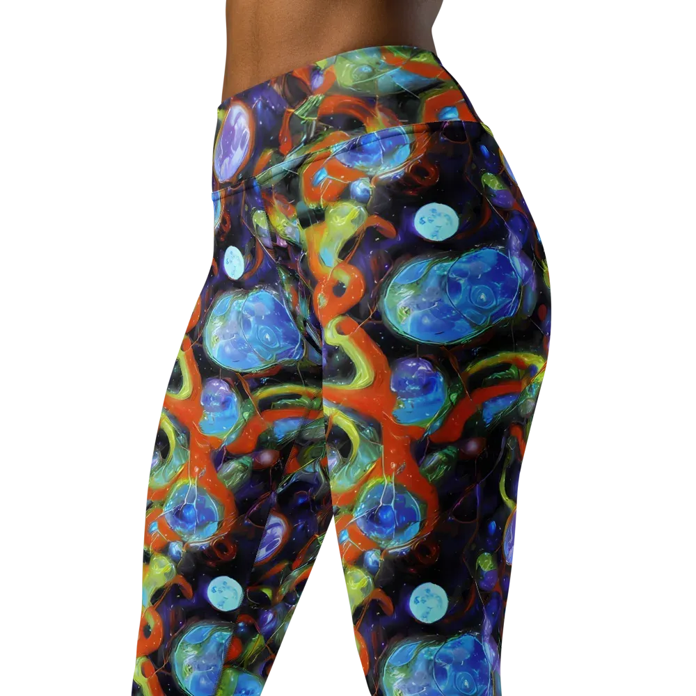 Prism Fever on Yoga Leggings — Left Front