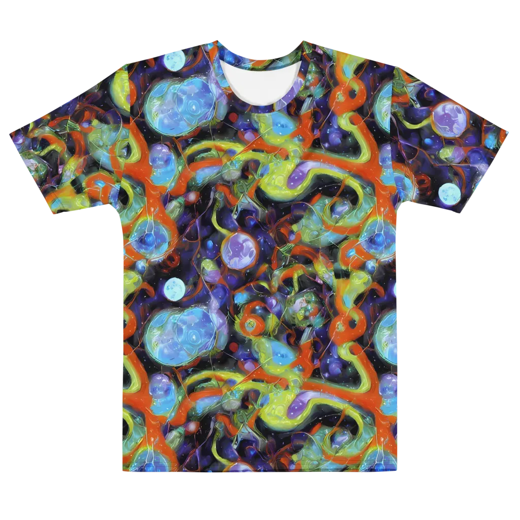 Prism Fever on Men's Cotton Crew Neck T-Shirt — Front