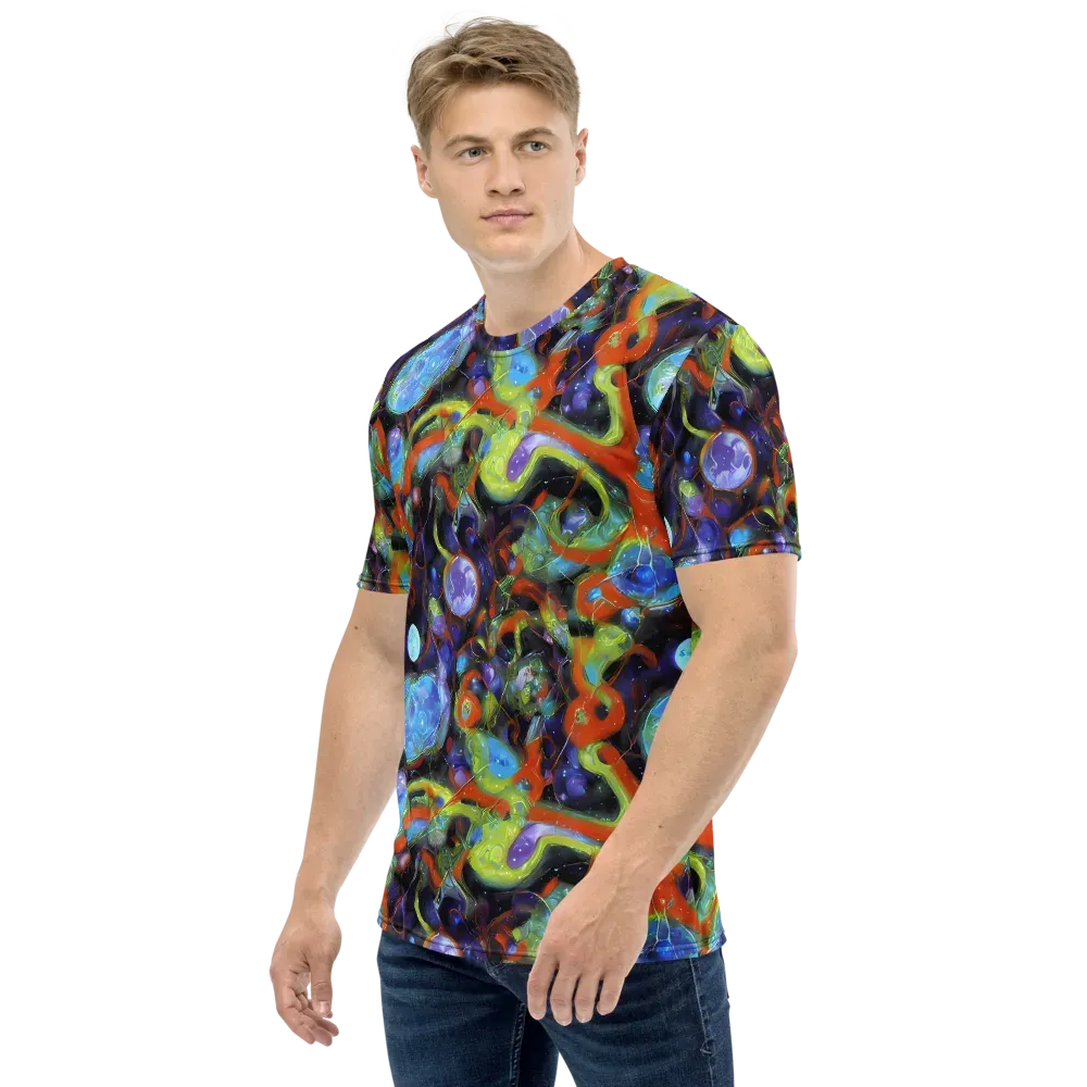 Prism Fever on Men's Crew Neck T-Shirt — Left