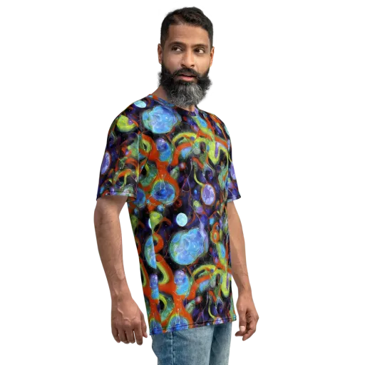 Prism Fever on a Men's Crew Neck T-Shirt