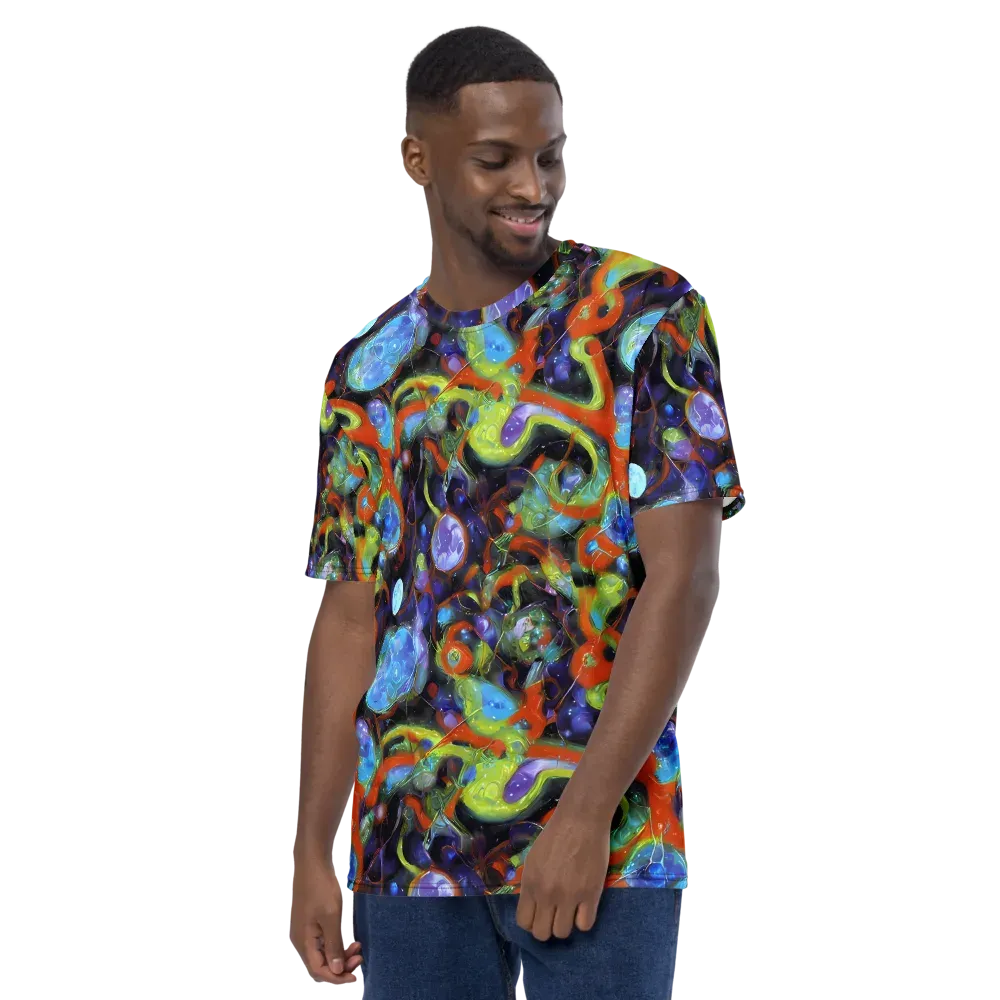 Prism Fever on Men's Crew Neck T-Shirt — Left