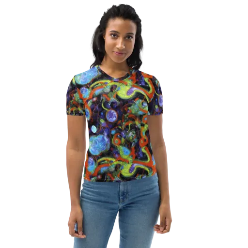 Prism Fever on a Women's Crew Neck T-Shirt