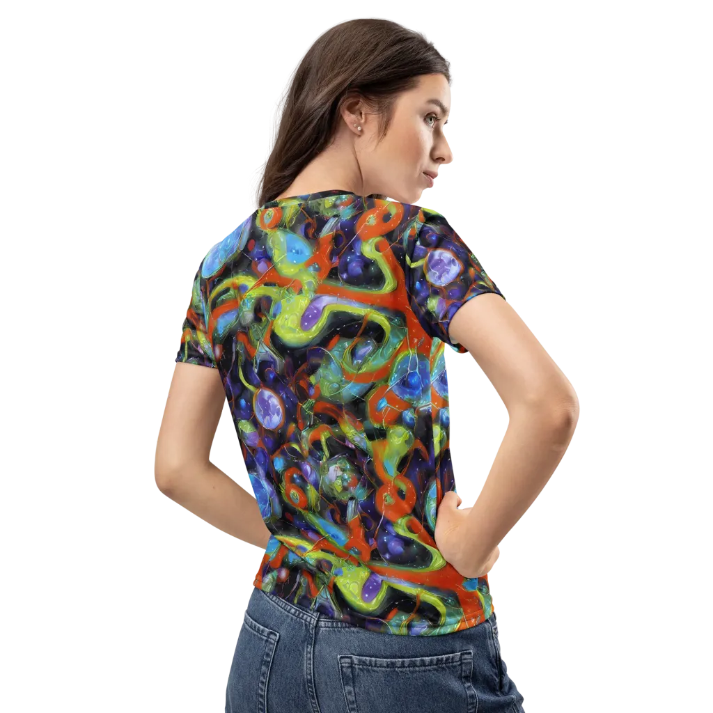 Prism Fever on Women's Crew Neck T-Shirt — Back