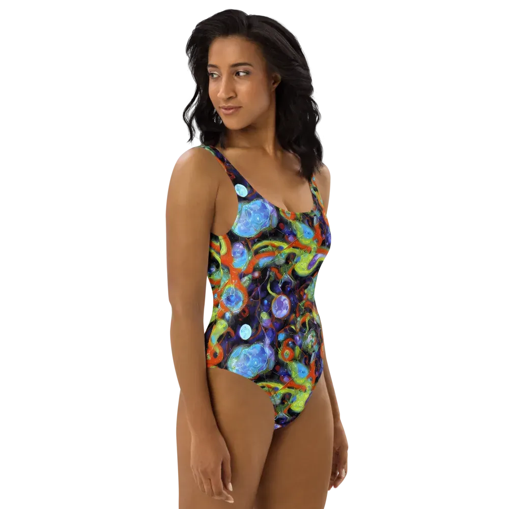 Prism Fever on One-Piece Swimsuit — Right