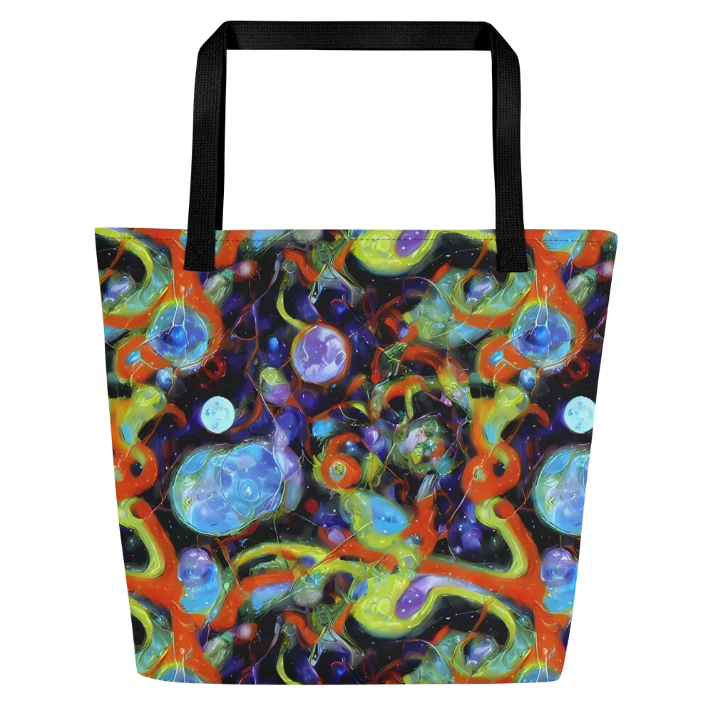 Prism Fever on Large Tote Bag W/ Pocket — Front