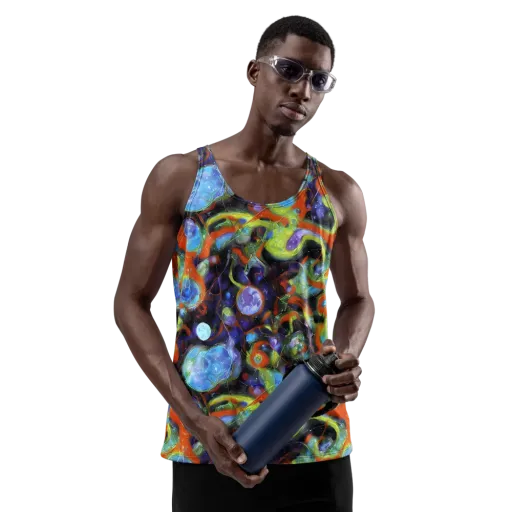 Prism Fever on a Men's Tank Top