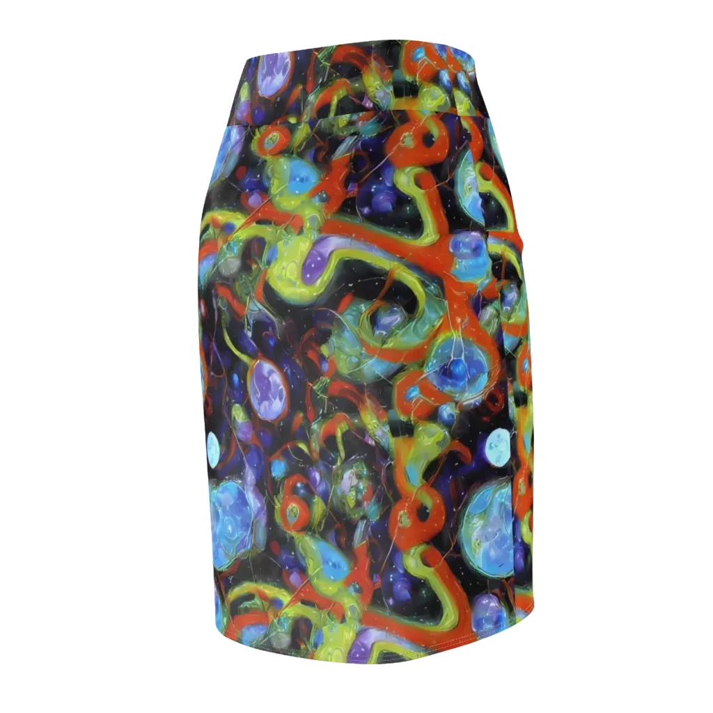 Prism Fever on Pencil Skirt — Back Side