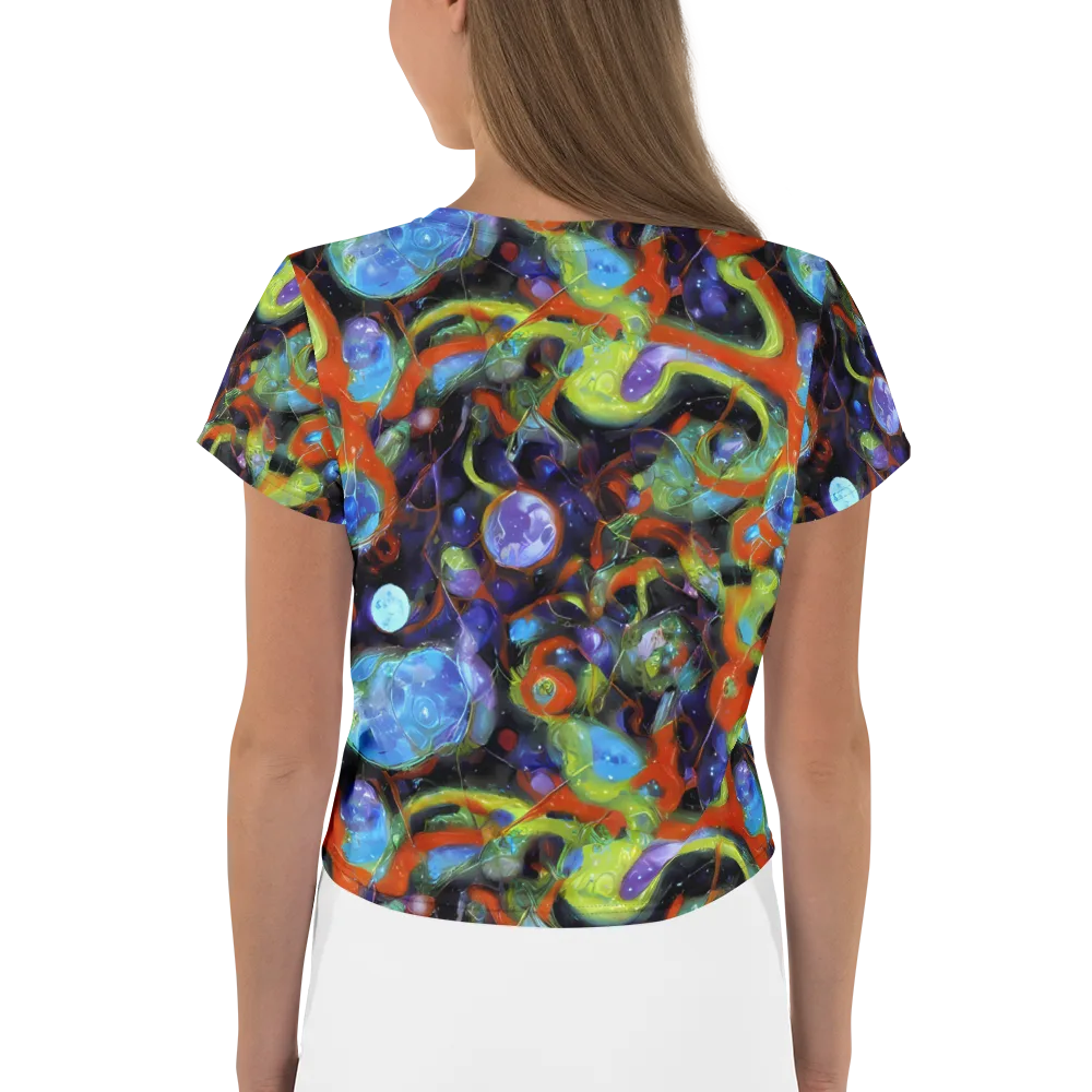 Prism Fever on Crop Tee — Back